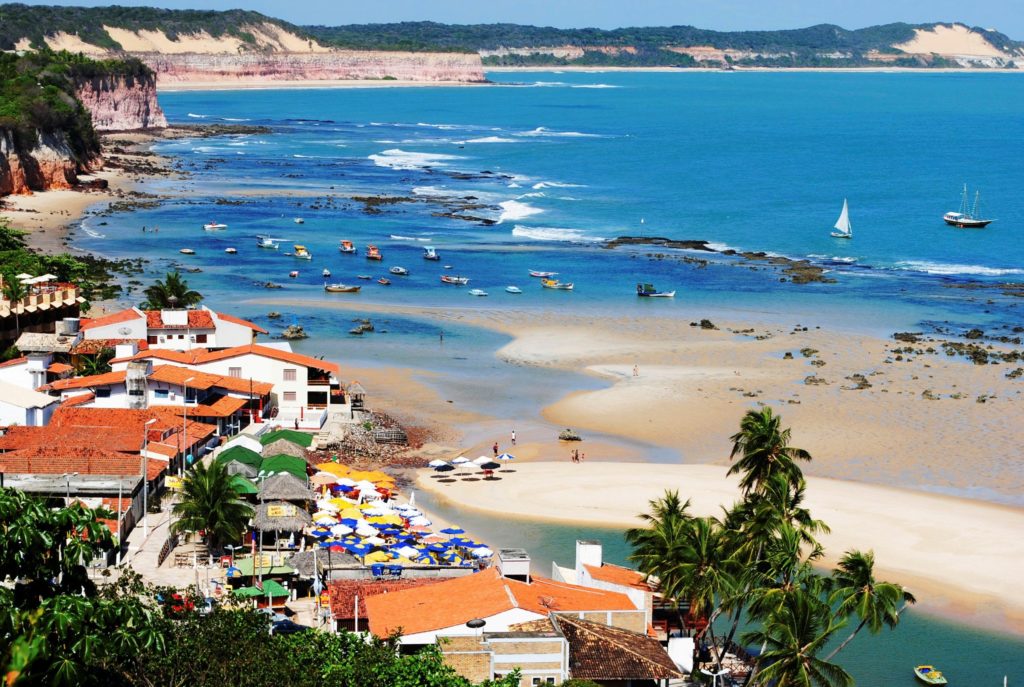 Brazilian Beach Town Trancoso, Bahia Brazil